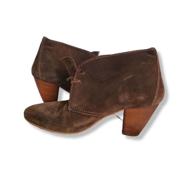 Madewell Shoes - Madewell Womens Sz 9.5 Suede Lace Up Sandstorm Ankle Booties